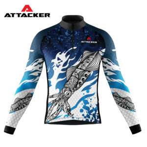 ATTACKER NEW JERSEY SHIRT เสื้อตกปลา(แขนยาว) V.4 ลายหมึก