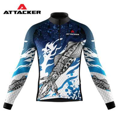 ATTACKER NEW JERSEY SHIRT เสื้อตกปลา(แขนยาว) V.4 ลายหมึก