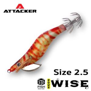 โยกุ้ง ATTACKER “NEON WISE” 2.5 #04-01