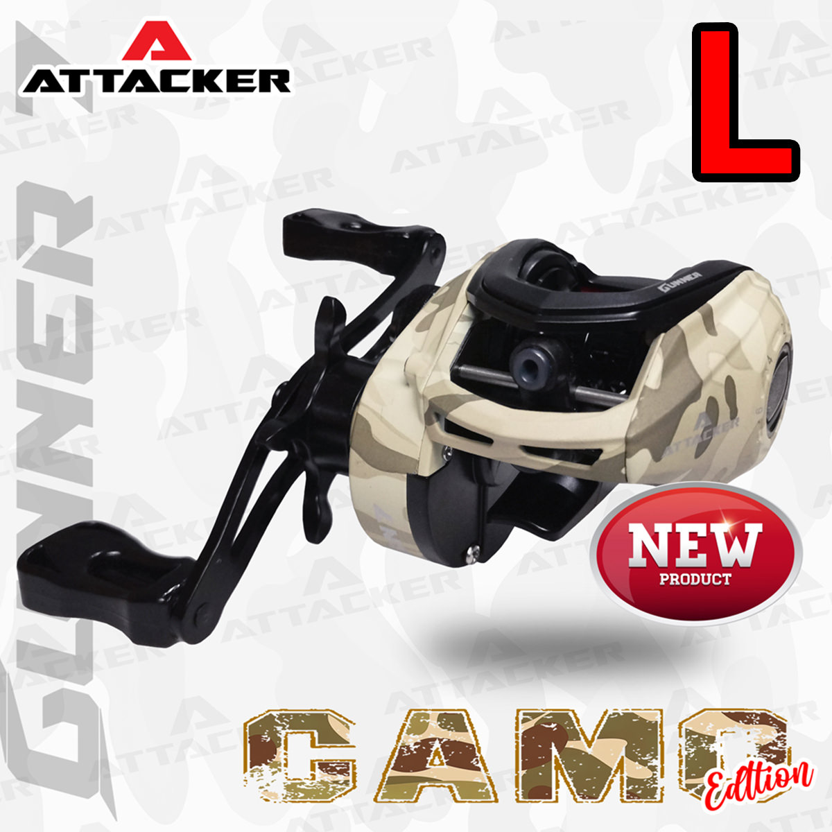 รอกหยดน้ำ ATTACKER GUNNER 7 CAMO