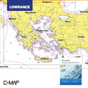 C-MAP Discover: Asia Continental FOR LOWRANCE HOOK REVEAL FISHING SONAR