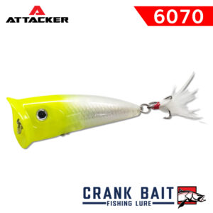 เหยื่อปลอม เหยื่อตกปลา ATTACKER CRANK BAIT Fishing Bait Lure 6070