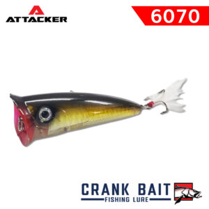 เหยื่อปลอม เหยื่อตกปลา ATTACKER CRANK BAIT Fishing Bait Lure 6070