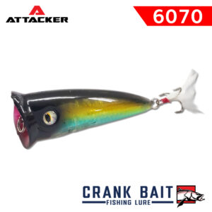 เหยื่อปลอม เหยื่อตกปลา ATTACKER CRANK BAIT Fishing Bait Lure 6070