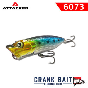 เหยื่อปลอม เหยื่อตกปลา ATTACKER CRANK BAIT Fishing Bait Lure 6073 FLOATING (3)
