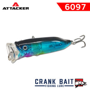 เหยื่อปลอม เหยื่อตกปลา ATTACKER CRANK BAIT Fishing Bait Lure 6097 FLOATING (1)