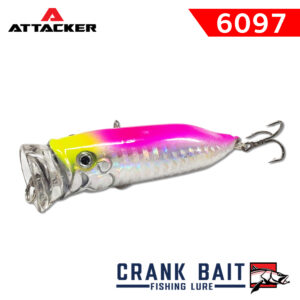 เหยื่อปลอม เหยื่อตกปลา ATTACKER CRANK BAIT Fishing Bait Lure 6097 FLOATING (2)