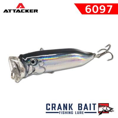 เหยื่อปลอม เหยื่อตกปลา ATTACKER CRANK BAIT Fishing Bait Lure 6097 FLOATING (4)